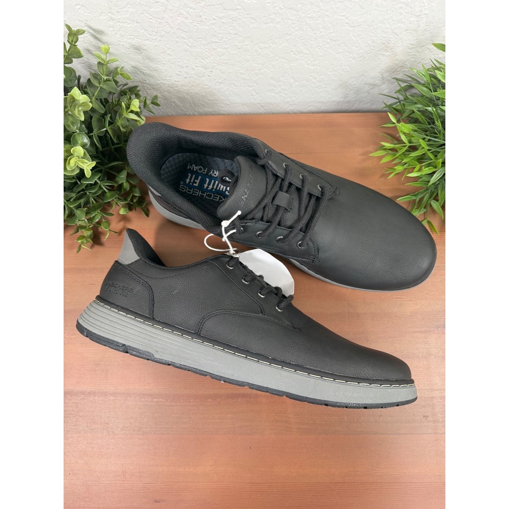 Skechers Men's Hands Free Swift Fit Casual Shoes Black Size 12